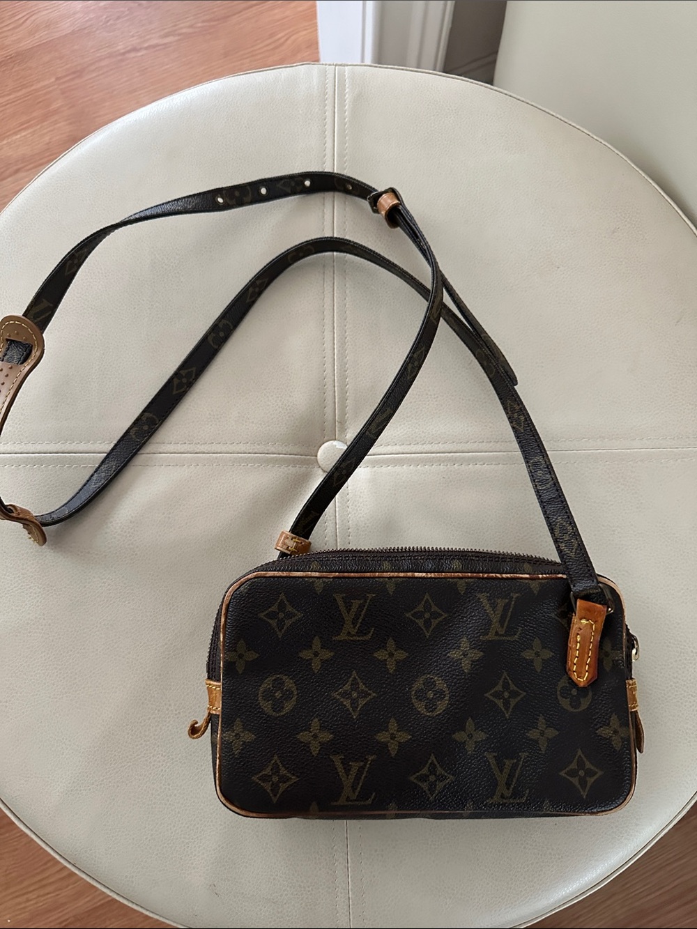 Louis Vuitton Monogram Brown and Tan Crossbody Bag